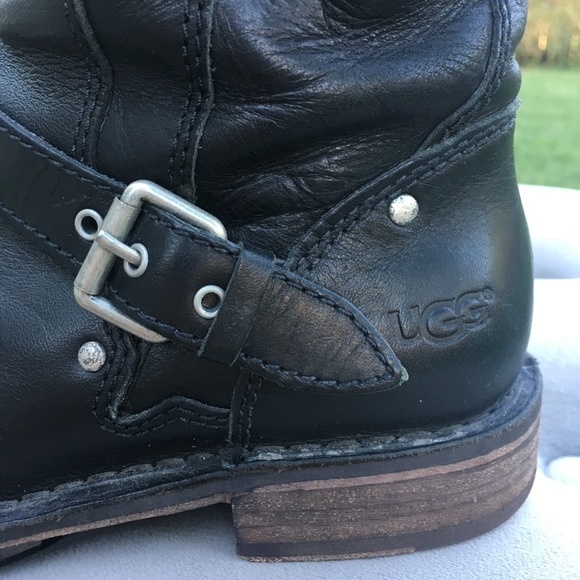 Uggs Leather Boots Size 5,5 - Picture 2 of 6